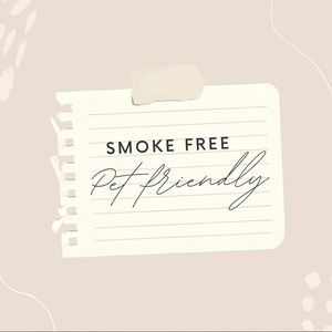 My closet is SMOKE FREE & PET FRIENDLY